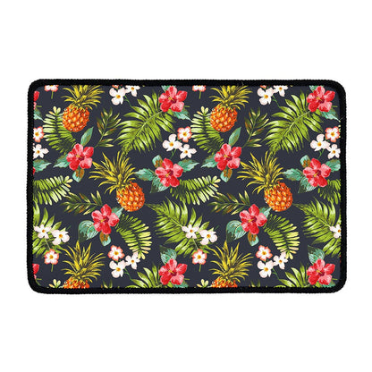 Tropical Hawaii Pineapple Pattern Print Kitchen Mat