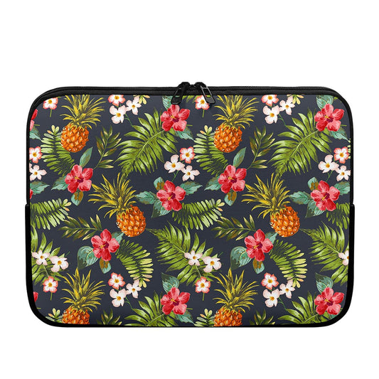 Tropical Hawaii Pineapple Pattern Print Laptop Sleeve