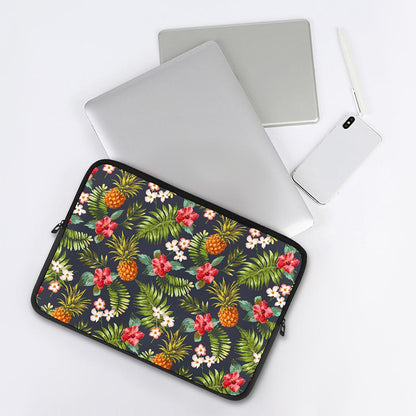 Tropical Hawaii Pineapple Pattern Print Laptop Sleeve