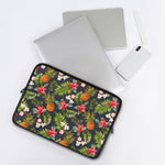 Tropical Hawaii Pineapple Pattern Print Laptop Sleeve