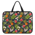 Tropical Hawaii Pineapple Pattern Print Laptop Sleeve With Handle