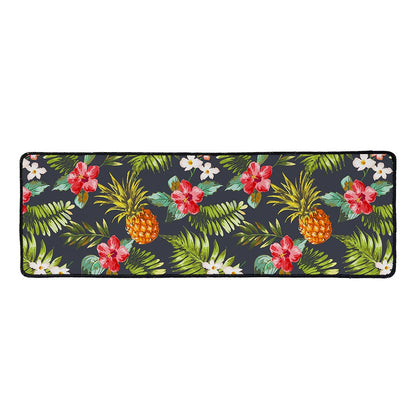 Tropical Hawaii Pineapple Pattern Print Long Kitchen Mat
