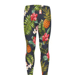 Tropical Hawaii Pineapple Pattern Print Men's leggings