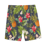 Tropical Hawaii Pineapple Pattern Print Men's Sports Shorts