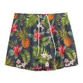 Tropical Hawaii Pineapple Pattern Print Mesh Shorts