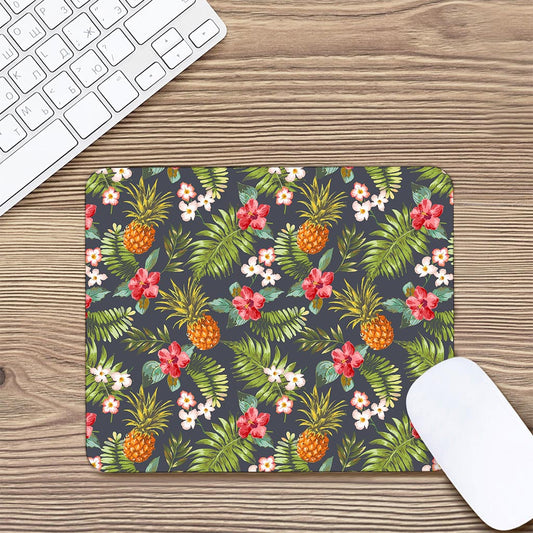 Tropical Hawaii Pineapple Pattern Print Mouse Pad