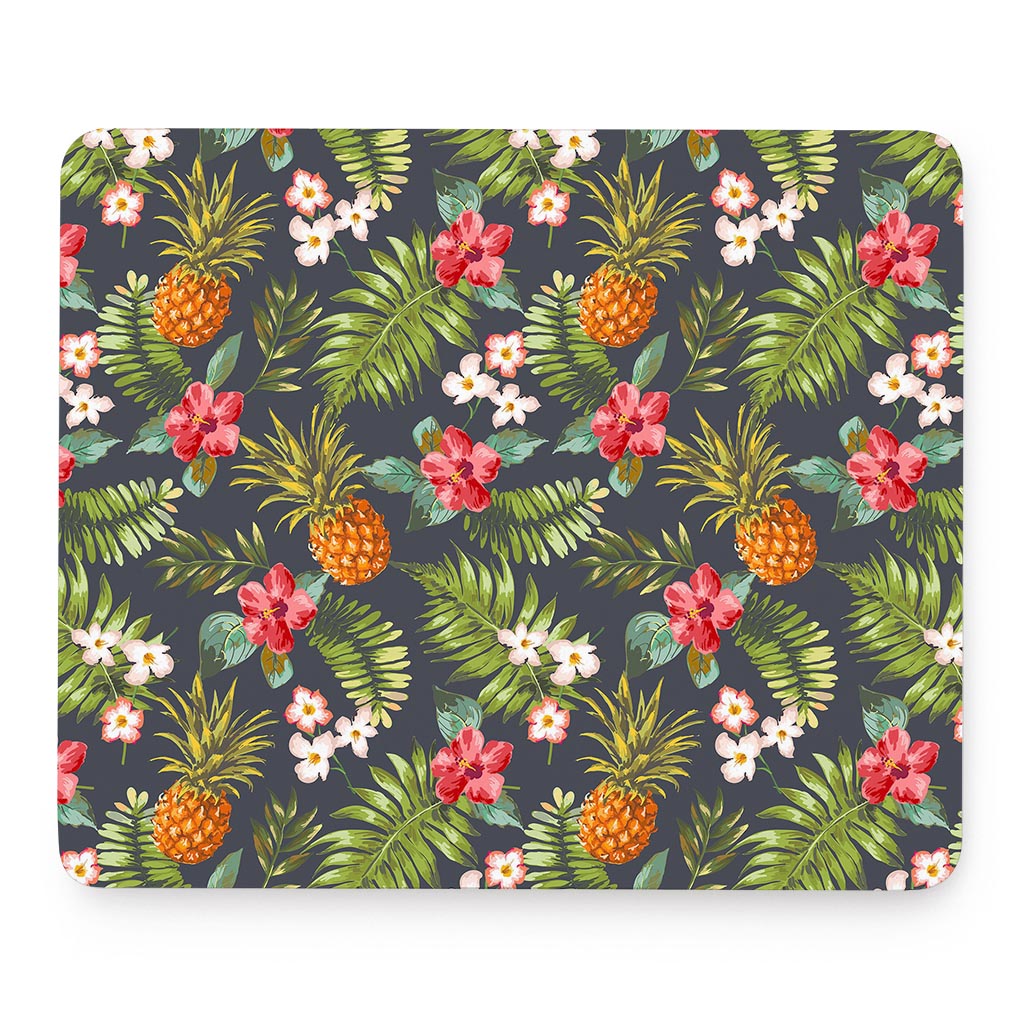 Tropical Hawaii Pineapple Pattern Print Mouse Pad