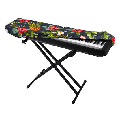 Tropical Hawaii Pineapple Pattern Print Piano Keyboard Cover