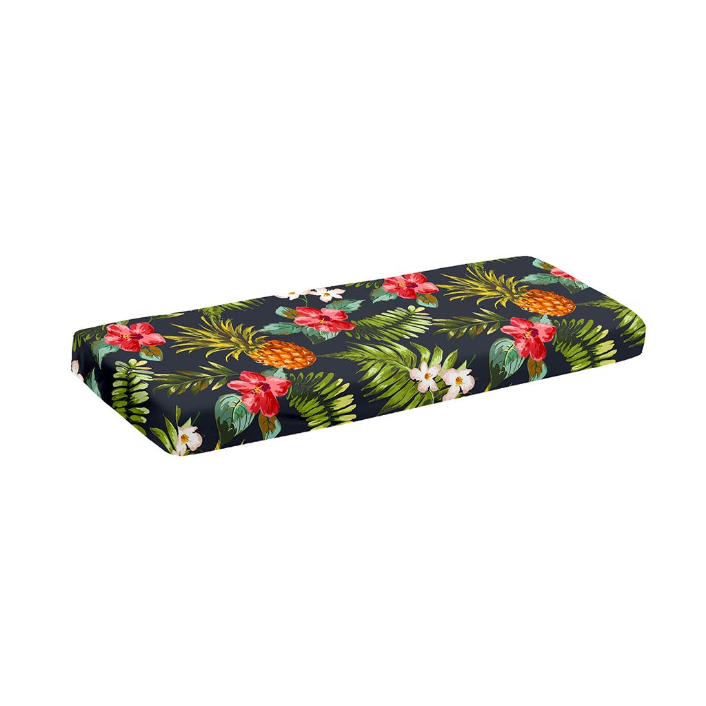 Tropical Hawaii Pineapple Pattern Print Piano Keyboard Cover