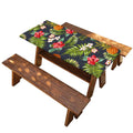 Tropical Hawaii Pineapple Pattern Print Picnic Table Cover