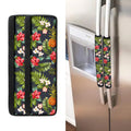 Tropical Hawaii Pineapple Pattern Print Refrigerator Handle Covers