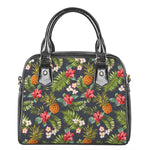 Tropical Hawaii Pineapple Pattern Print Shoulder Handbag