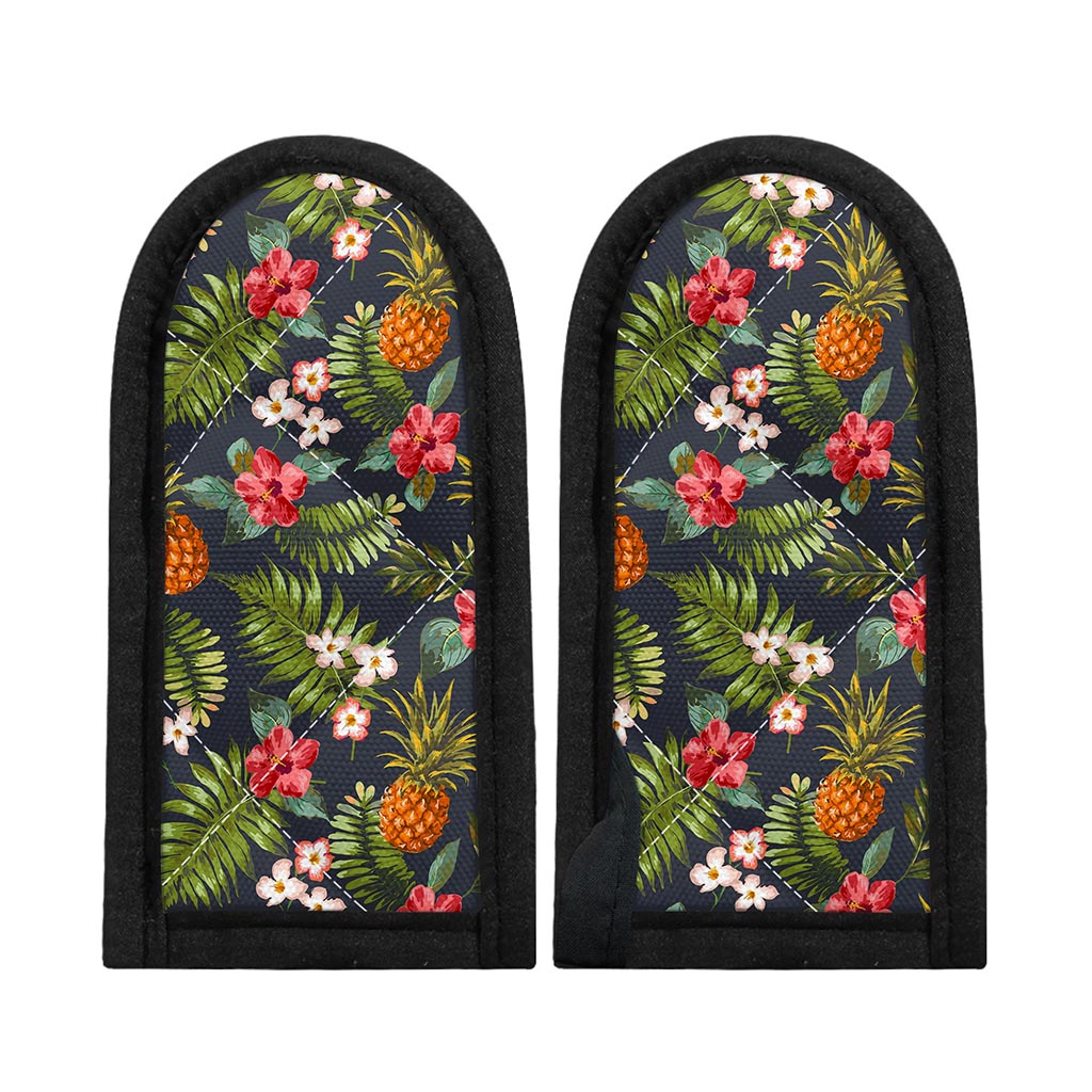 Tropical Hawaii Pineapple Pattern Print Skillet Handle Cover