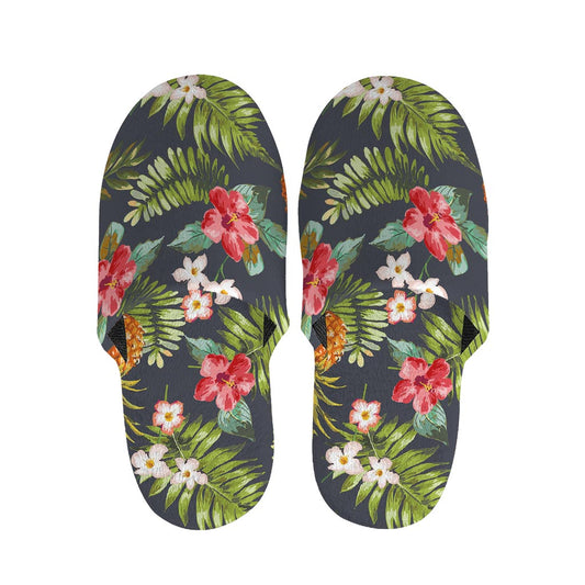 Tropical Hawaii Pineapple Pattern Print Slippers