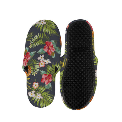 Tropical Hawaii Pineapple Pattern Print Slippers