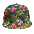 Tropical Hawaii Pineapple Pattern Print Snapback Cap