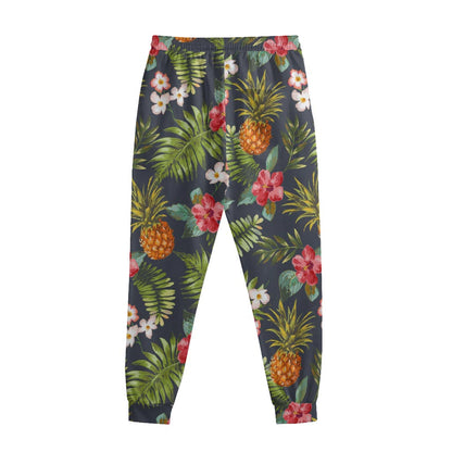 Tropical Hawaii Pineapple Pattern Print Sweatpants