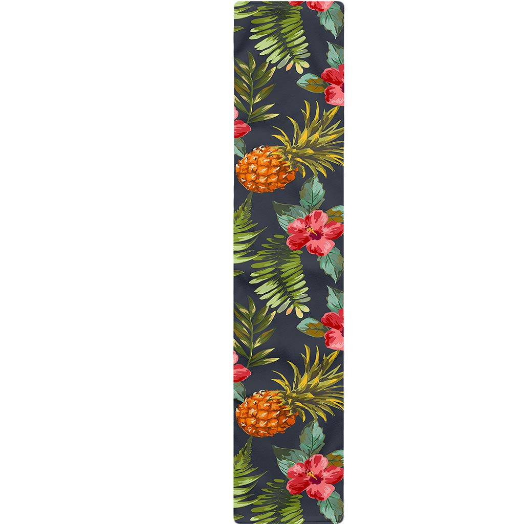 Tropical Hawaii Pineapple Pattern Print Table Runner