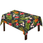 Tropical Hawaii Pineapple Pattern Print Tablecloth