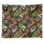 Tropical Hawaii Pineapple Pattern Print Tapestry