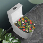 Tropical Hawaii Pineapple Pattern Print Toilet Lid Cover