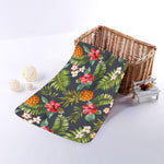 Tropical Hawaii Pineapple Pattern Print Towel
