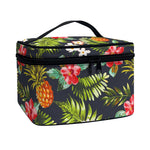 Tropical Hawaii Pineapple Pattern Print Travel Makeup Bag