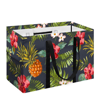 Tropical Hawaii Pineapple Pattern Print Utility Tote Bag