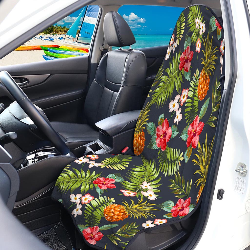 Tropical Hawaii Pineapple Pattern Print Waterproof Car Seat Cover