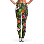 Tropical Hawaii Pineapple Pattern Print Women's Leggings