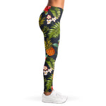 Tropical Hawaii Pineapple Pattern Print Women's Leggings