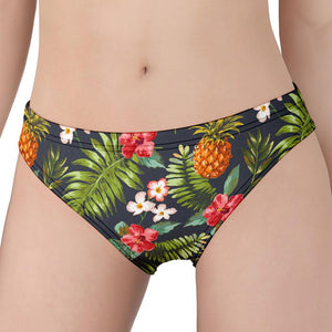 Tropical Hawaii Pineapple Pattern Print Women's Panties