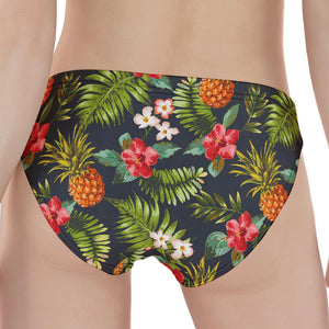 Tropical Hawaii Pineapple Pattern Print Women's Panties