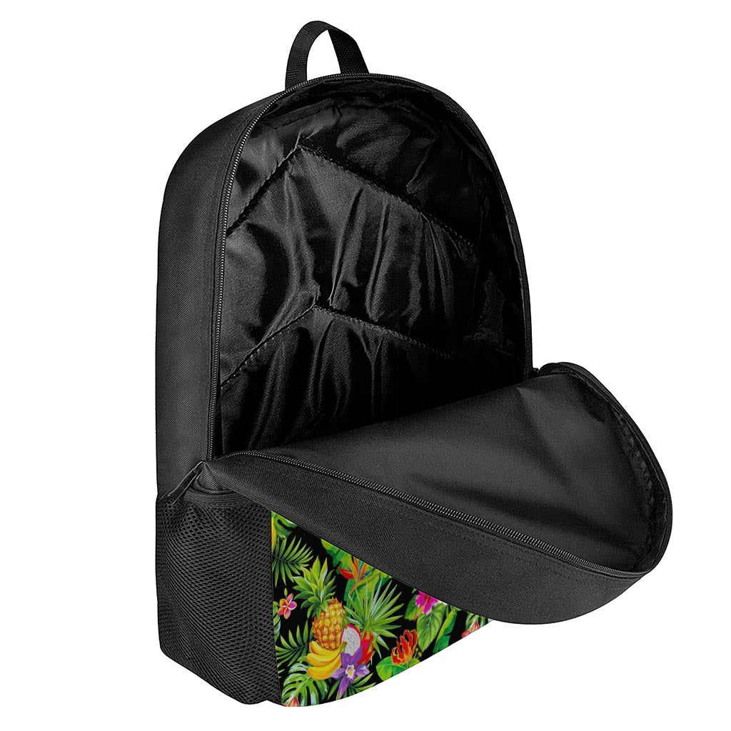 Tropical Hawaiian Fruits Pattern Print 17 Inch Backpack