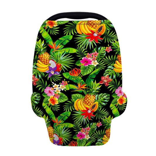 Tropical Hawaiian Fruits Pattern Print Baby Seat Cover