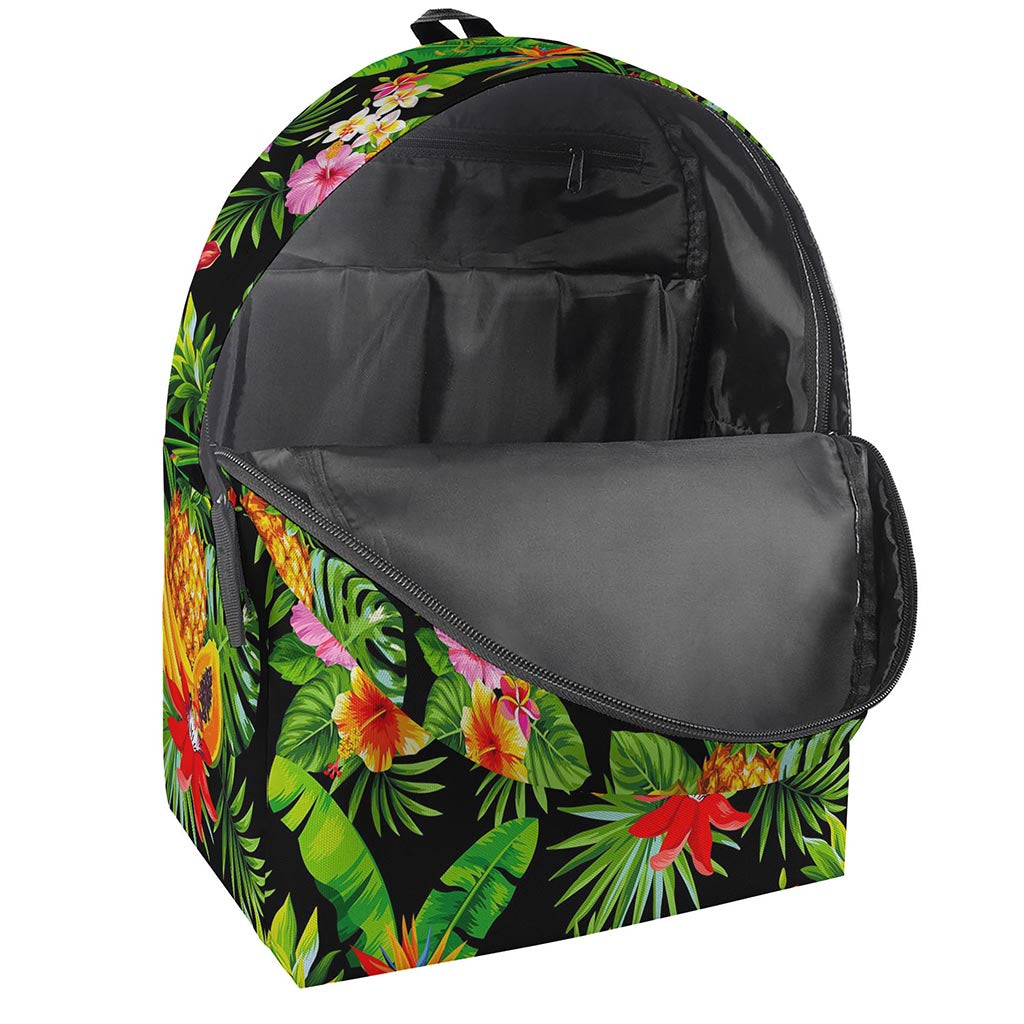 Tropical Hawaiian Fruits Pattern Print Backpack