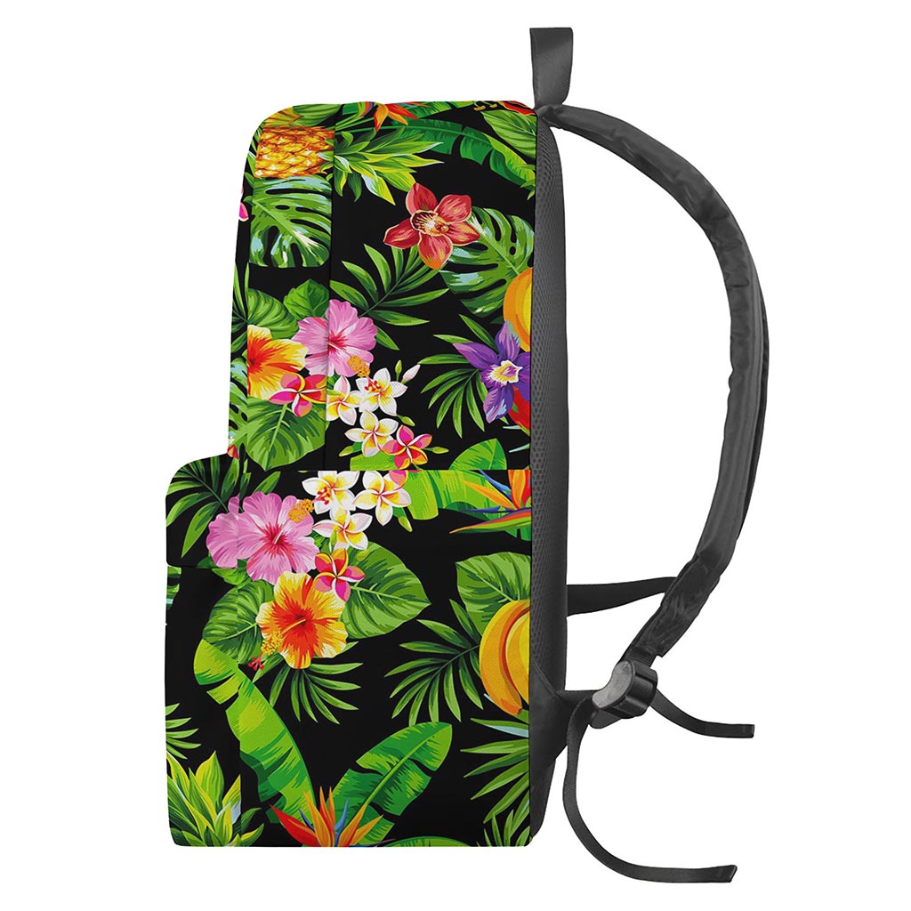 Tropical Hawaiian Fruits Pattern Print Backpack
