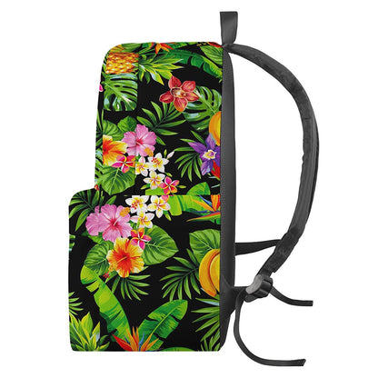 Tropical Hawaiian Fruits Pattern Print Backpack