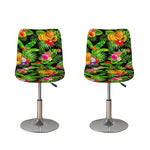 Tropical Hawaiian Fruits Pattern Print Bar Stool Covers