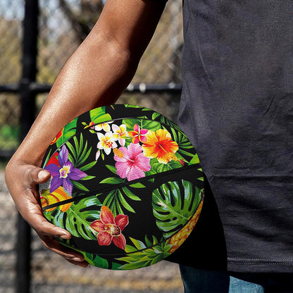 Tropical Hawaiian Fruits Pattern Print Basketball
