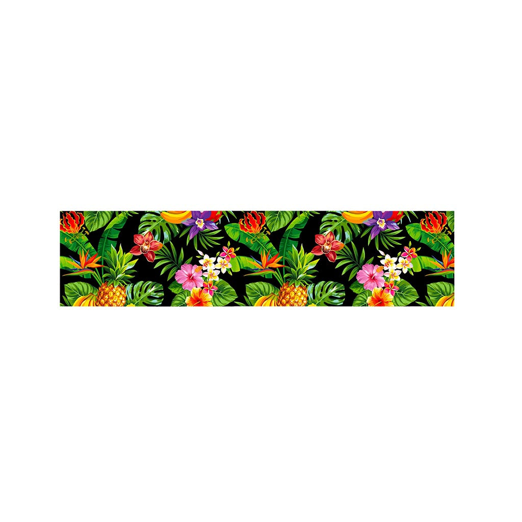 Tropical Hawaiian Fruits Pattern Print Bed Runner