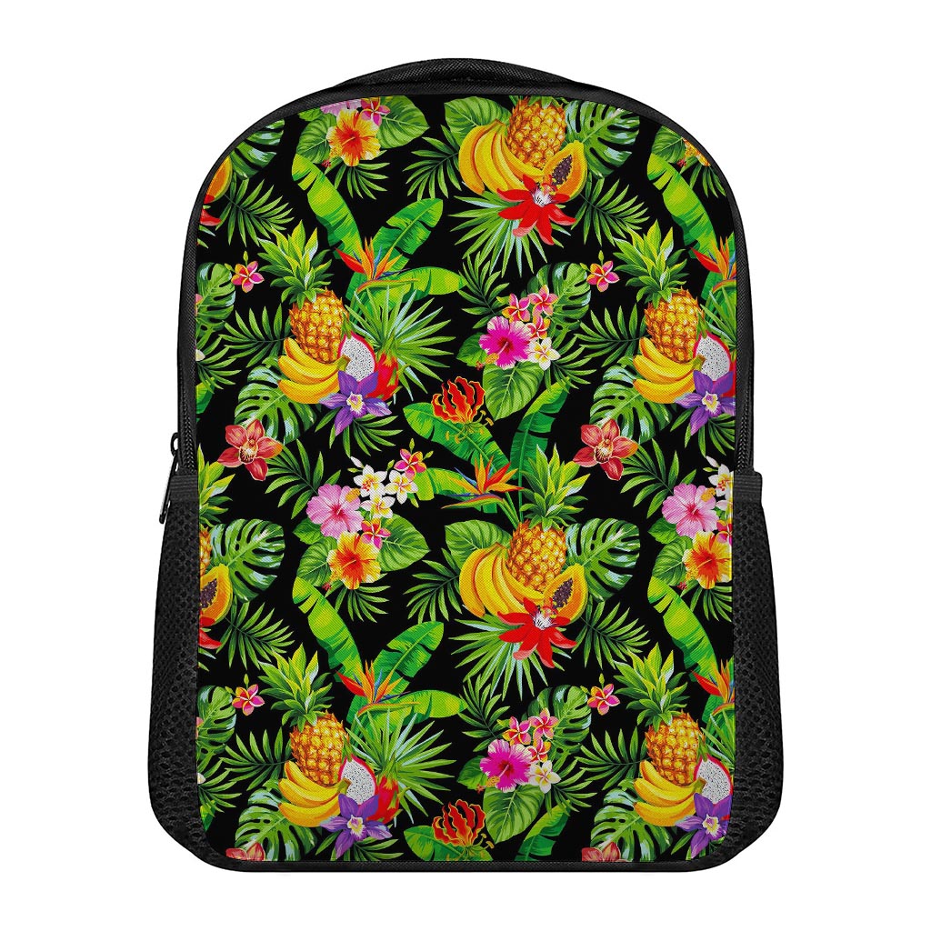 Tropical Hawaiian Fruits Pattern Print Casual Backpack