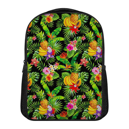 Tropical Hawaiian Fruits Pattern Print Casual Backpack