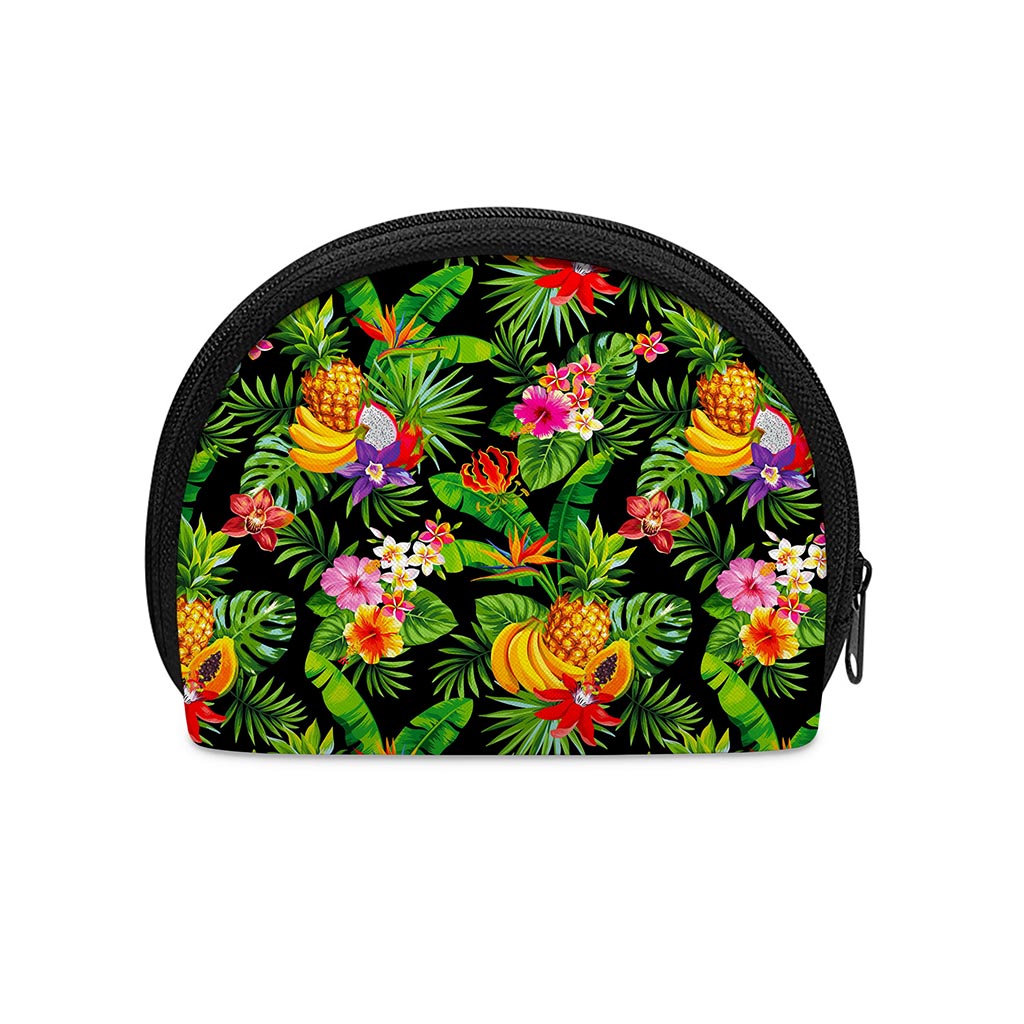 Tropical Hawaiian Fruits Pattern Print Coin Purse