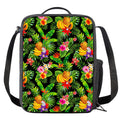 Tropical Hawaiian Fruits Pattern Print Crossbody Lunch Bag