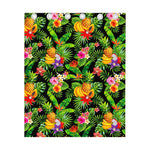 Tropical Hawaiian Fruits Pattern Print Curtain