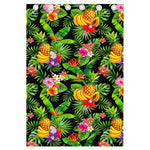 Tropical Hawaiian Fruits Pattern Print Curtain