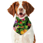 Tropical Hawaiian Fruits Pattern Print Dog Bandana