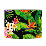 Tropical Hawaiian Fruits Pattern Print Drum Lamp Shade