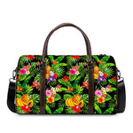 Tropical Hawaiian Fruits Pattern Print Duffle Bag